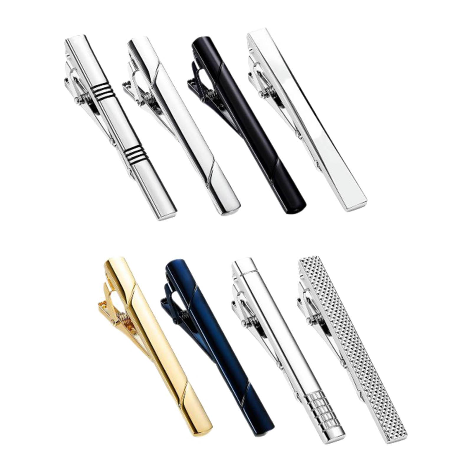 Tie Bar Set Gift - ネクタイピン ボタンシャツ 結婚式 ビジネス クラスプ メンズ
