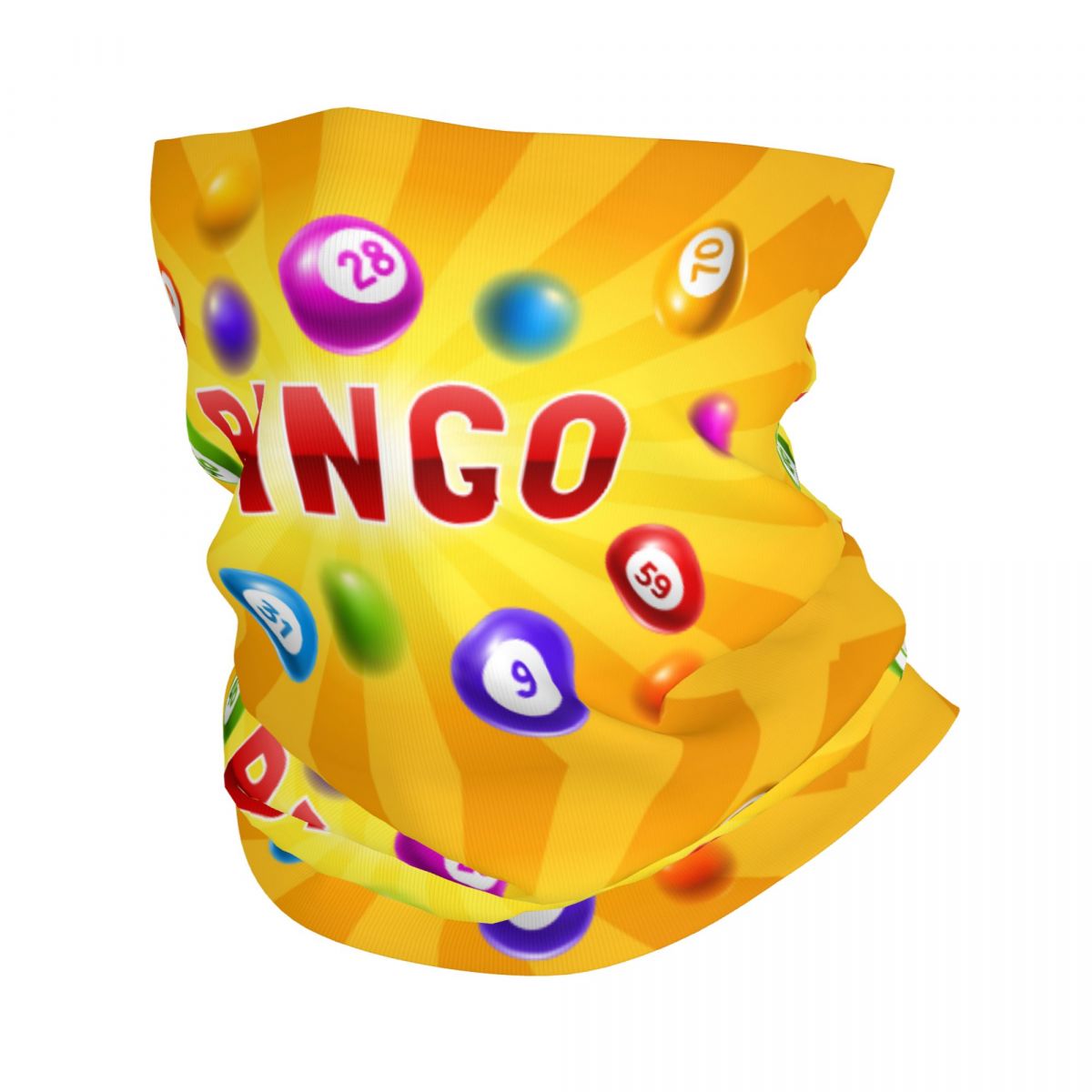 Neck Warmer Tube - カスタムホットゲームビンゴバンダナネックウォーマー男女兼用ウィンタースキーチューブスカーフゲイターフェイスカバー