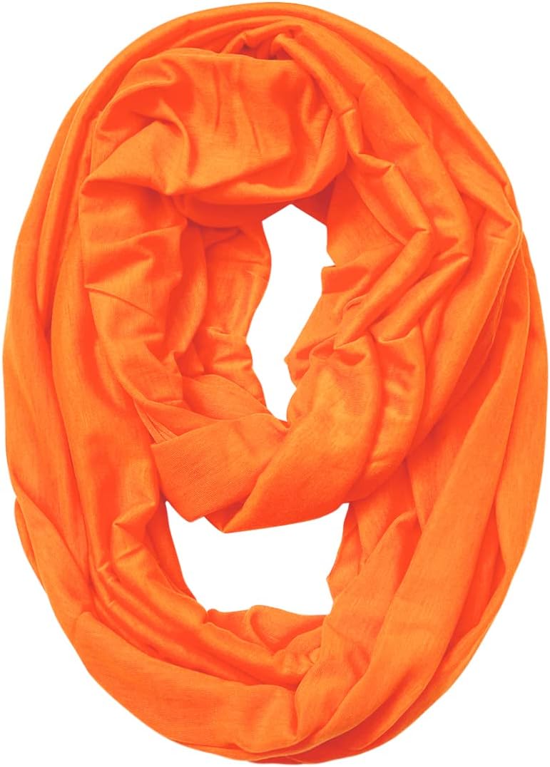 Infinity Scarf Knit - ソフト軽量インフィニティスカーフ無地ジャージニット無地インフィニティループリングスカーフサークルスカーフ新しい