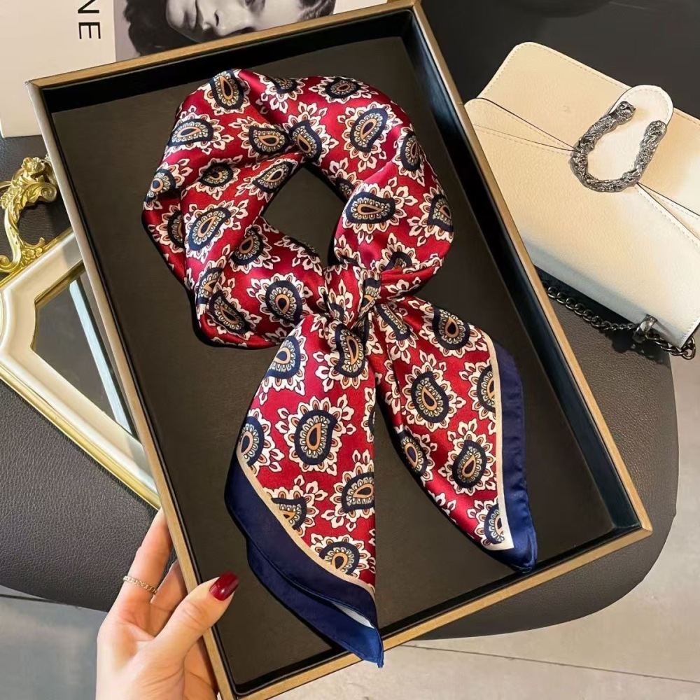 Handkerchief Cotton Men - スタイリッシュなメンズスクエアスカーフ、ブリティッシュスタイルプリントネックスカーフ、柔らかく軽量なフォーマルスーツ、シャツ、オフィスウェア用アクセサリー