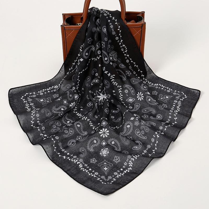 ユニセックスヒップホップバンダナ,黒髪のバンダナ,ネックスカ - Handkerchief Cotton Men のレビューと価格