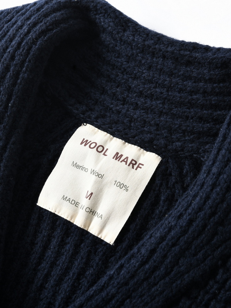 メンズ用EUヴィンテージ100%ウールチャンキーニットセータ - Muffler Men Wool のレビューと価格
