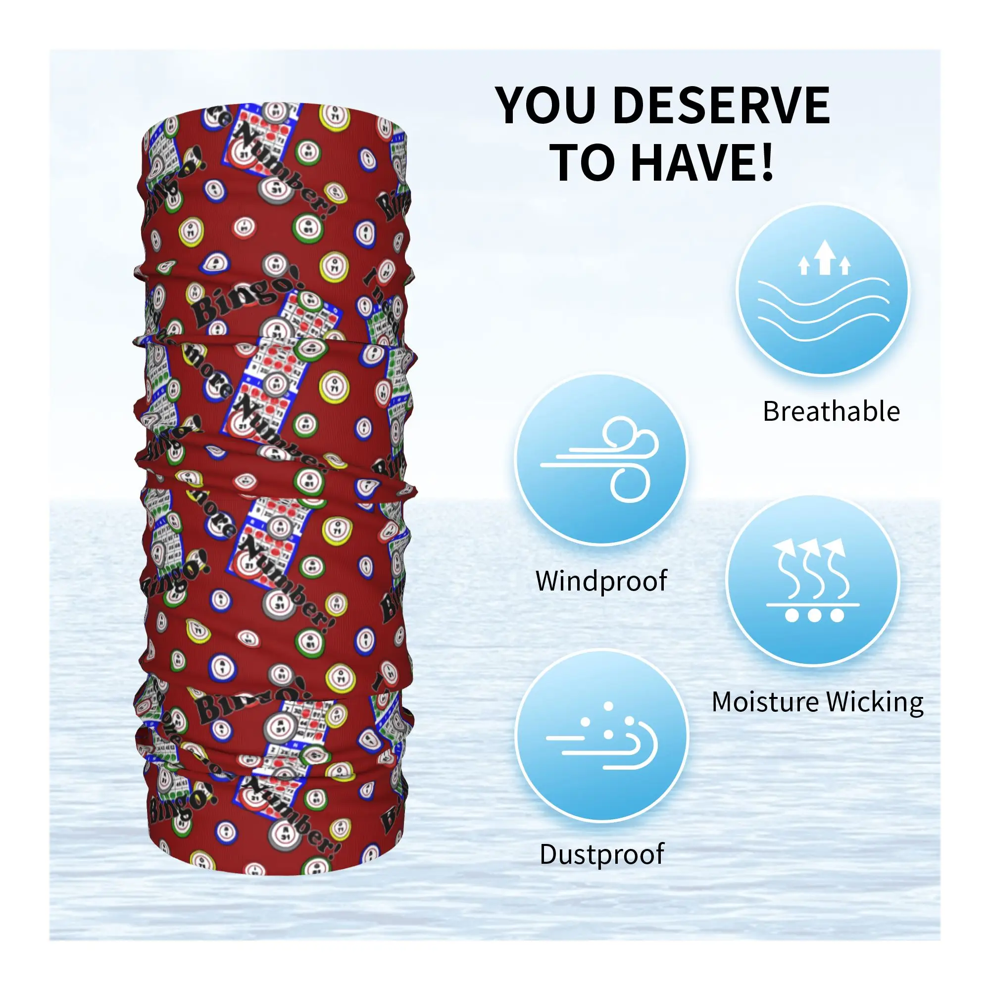 ビンゴプレイヤーのための最高のビンゴゲーム、冬用ヘッドバンド - Neck Warmer Tube のレビューと価格