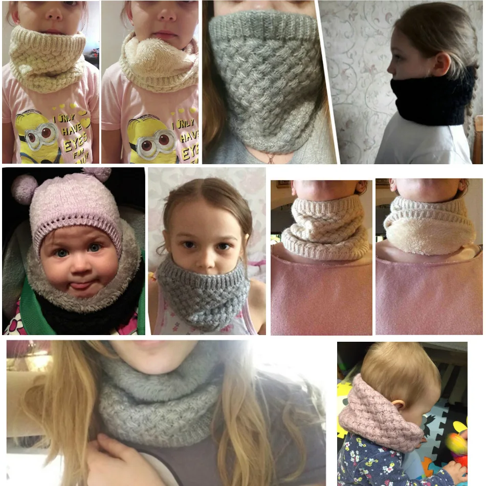 キッズ ガールズ/ボーイズ 冬 ニット インフィニティ スカ - Infinity Scarf Knit のレビューと価格