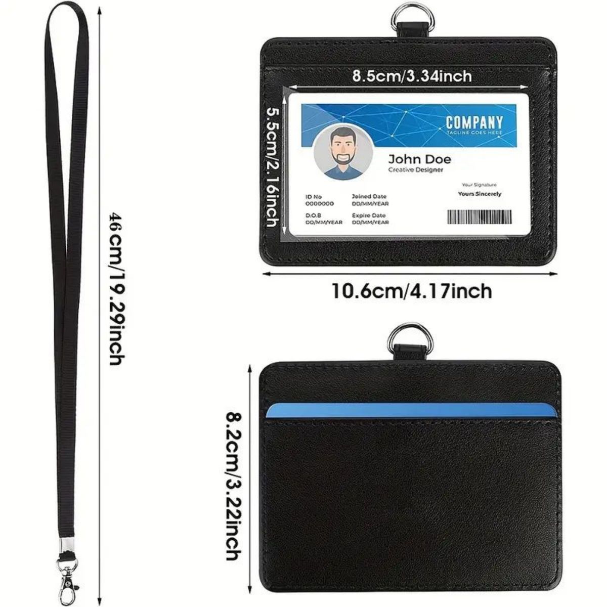強化されたIDストラップとアップグレードされたナイロンロープ - Lanyard Badge Holder のレビューと価格