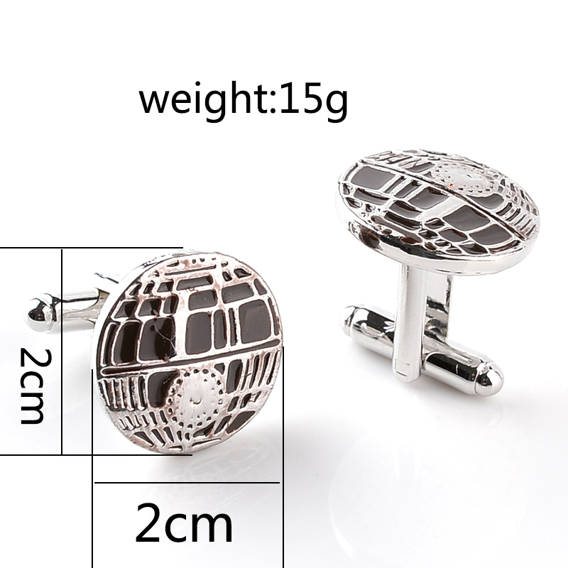 男性用シルバーフレンチスタイルのカフリンクス、シャツスーツパ - Tie Clip Silver のレビューと価格