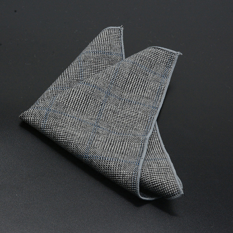 クラシックなウールのポケット,25cm,無地の黒,男性用ヴィ - Pocket Square Set のレビューと価格