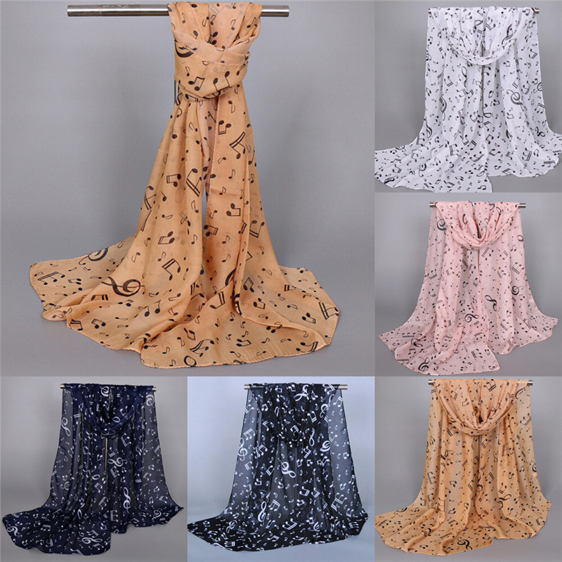 女性のための美しいシルクシフォンスカーフ,高品質,ミュージカ - Infinity Scarf Knit のレビューと価格