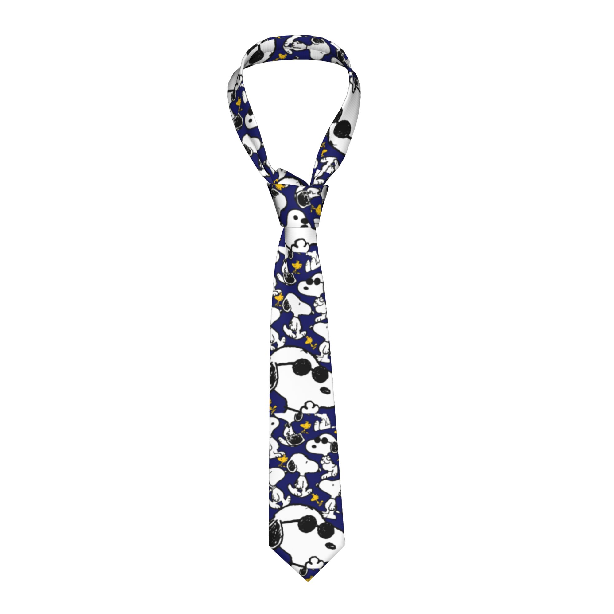 スヌーピーのウッドストック柄ネクタイ ユニセックス 8cm  - Skinny Tie Men のレビューと価格