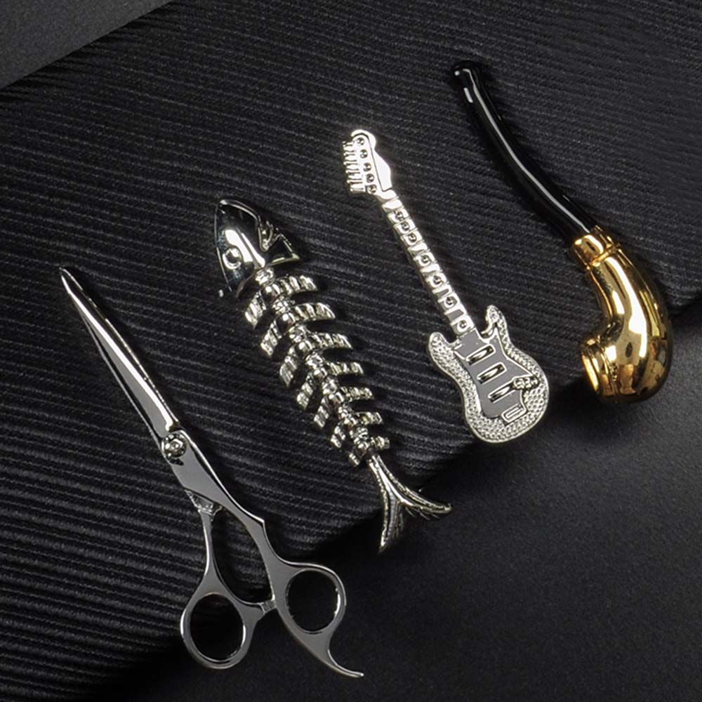 クリエイティブチャーム 1個入り ウェディング シルバーメタ - Tie Clip Silver のレビューと価格
