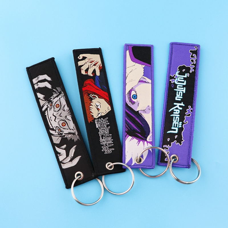 呪術廻戦 アニメグッズ 五条悟 編み込みキーホルダー ランヤ - Lanyard Badge Holder のレビューと価格