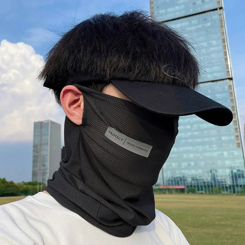 アイスシルク日焼け止めマスク メンズ レディース アウトドア - Silk Neck Scarf のレビューと価格