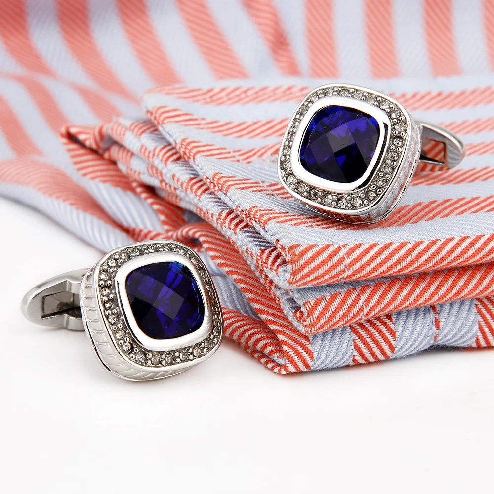 メンズ高級高品質シャツスタッドボタンセットカフス結婚式ビジネ - Tie Clip Silver のレビューと価格