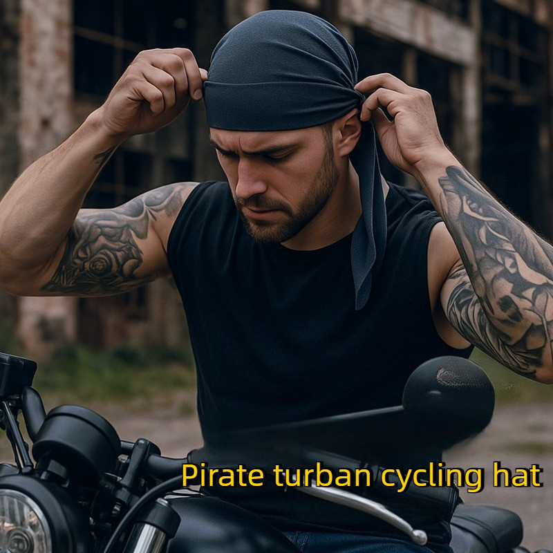 メンズ速乾海賊バンダナ、通気性サイクリングヘルメットライナー - Bandana Doo Rag のレビューと価格