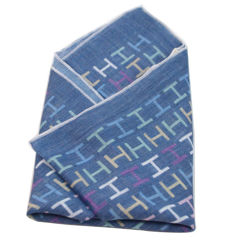 メンズスクエアスカーフ,ボタン付きコットンとリネンのスカーフ - Scarf Silk Square のレビューと価格