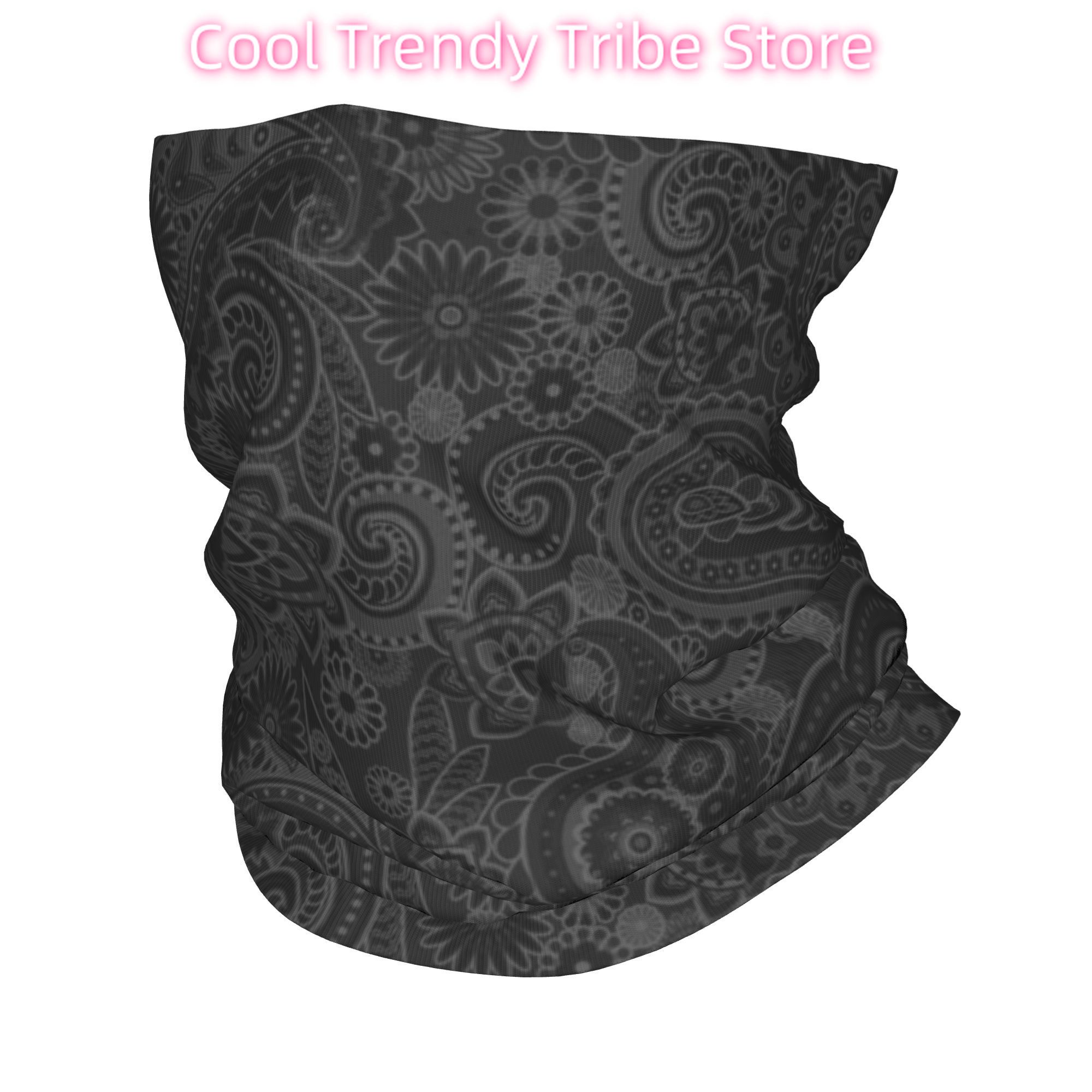 カスタムペイズリーチカーノバンダナウィンターヘッドバンドネッ - Neck Warmer Tube のレビューと価格