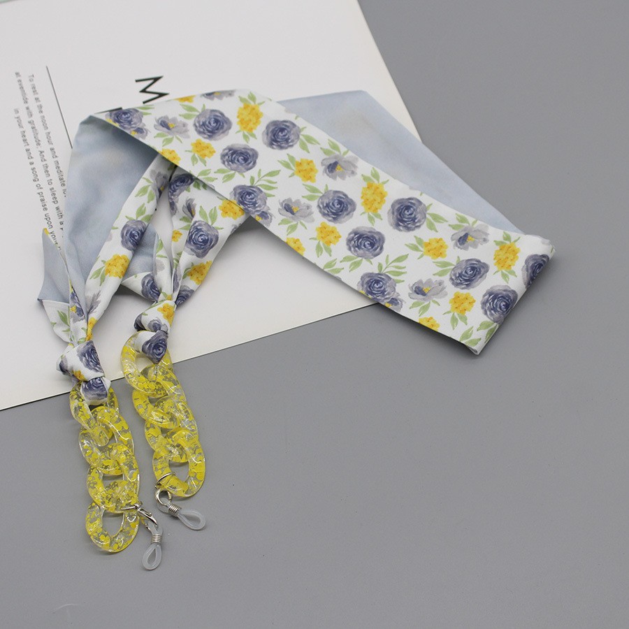 ボヘミアンプリントのシルクスカーフ,サングラス,アクリル,マ - Silk Neck Scarf のレビューと価格