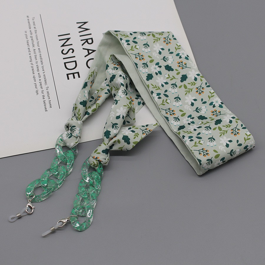 ボヘミアンプリントのシルクスカーフ,サングラス,アクリル,マ - Silk Neck Scarf のレビューと価格