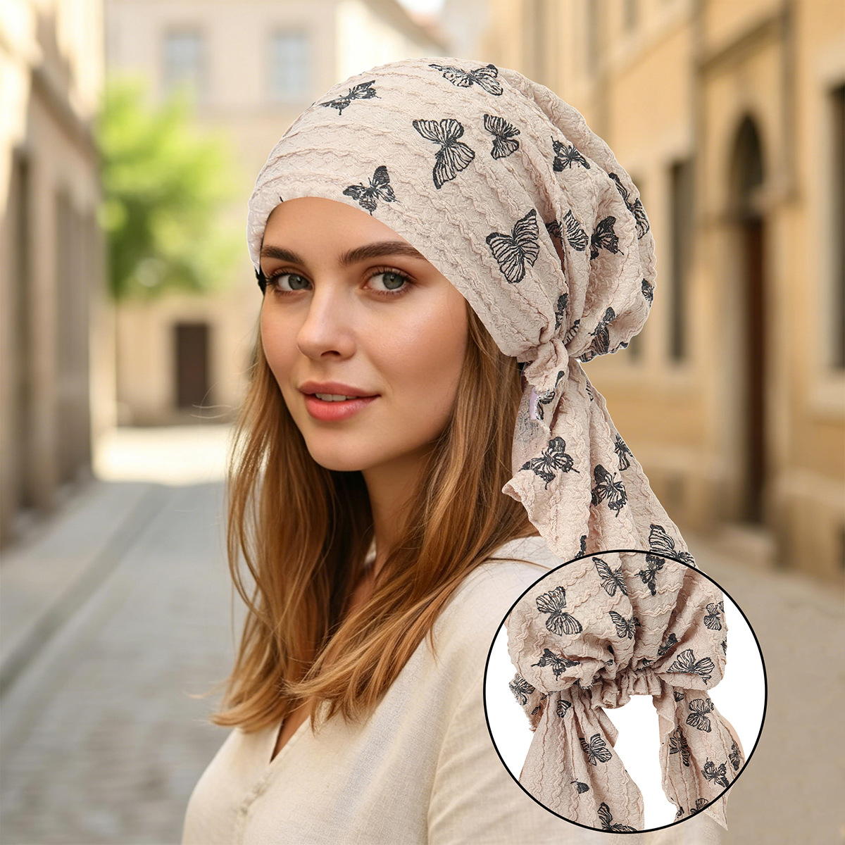 女性用ムスリムヒジャブキャップ、ソフトで伸縮性のあるロングテ - Head Wrap Turban のレビューと価格
