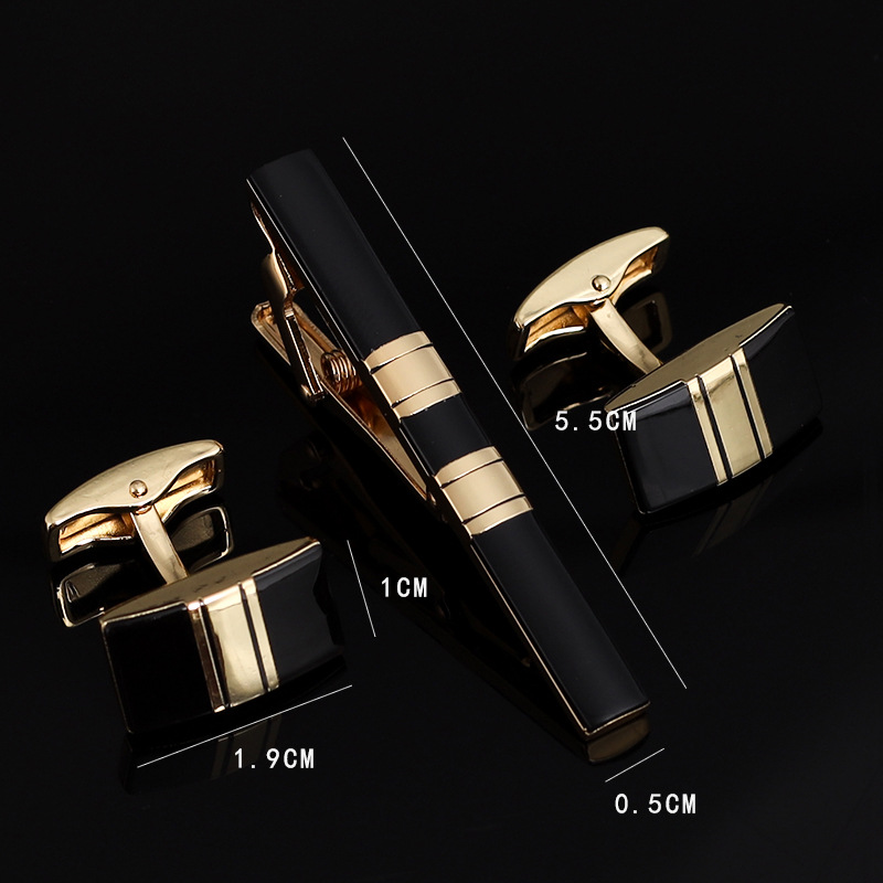 カフリンクスとアクセサリーのセット,結婚披露宴用の豪華な高品 - Tie Bar Set Gift のレビューと価格