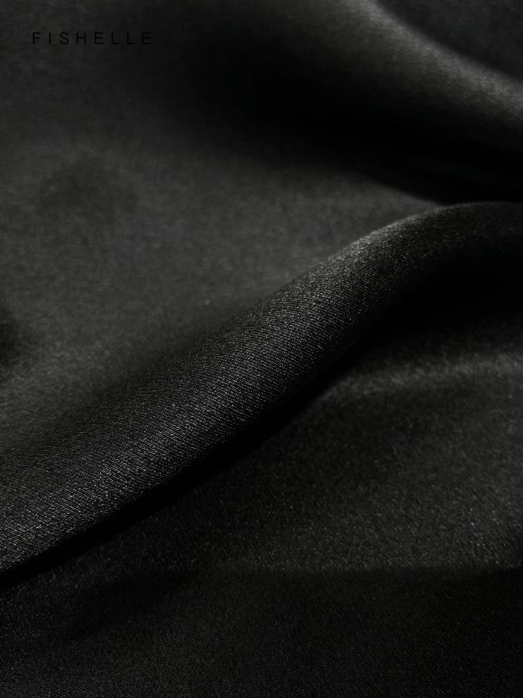 女性用シルクスカーフ,無地のブラック,女性用スカーフ,小さな - Silk Neck Scarf のレビューと価格