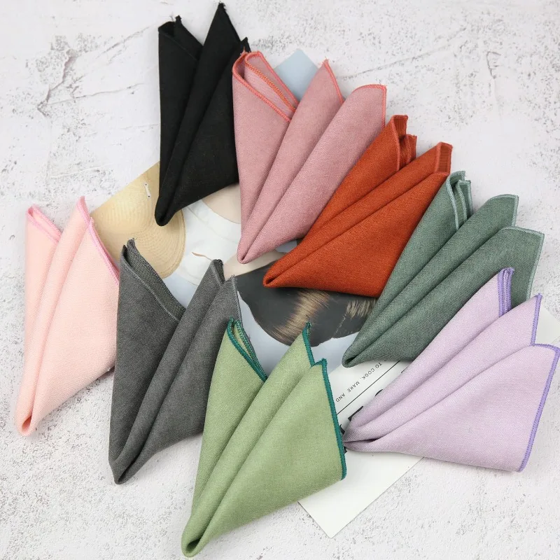 24 センチメートルメンズビジネスポケットスクエア無地ハンカ - Pocket Square Set のレビューと価格