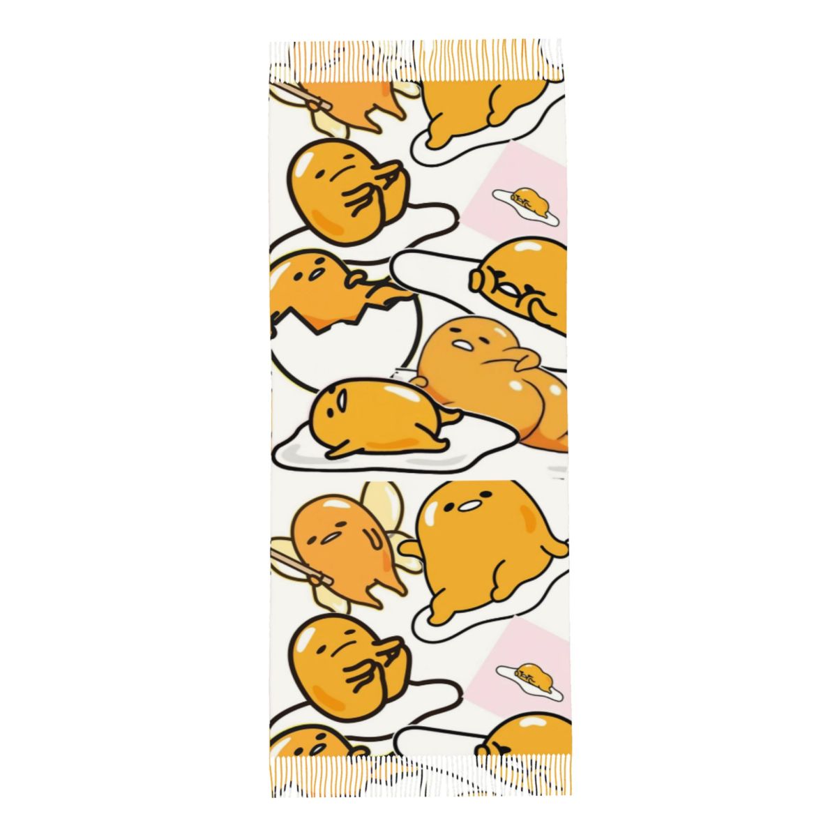 ぐでたま かわいい卵漫画柄スカーフ 女性用 暖かい冬用パシュ - Pashmina Wrap Large のレビューと価格